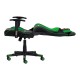 Cadeira Gamer II Reclinável 180º Giratória Preta com Verde Altura Ajustável Função Relax