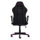 Cadeira Gamer II Reclinável 180º Giratória Preta com Pink Altura Ajustável Função Relax