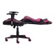 Cadeira Gamer II Reclinável 180º Giratória Preta com Pink Altura Ajustável Função Relax