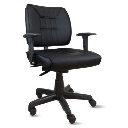 Cadeira Executiva Fine Com Base Giratória Back Braço Regulavel MG 160 - Flex Mesas E Cadeiras