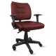 Cadeira Executiva Fine Com Base Giratória Back Braço Regulavel MG 160 - Flex Mesas E Cadeiras