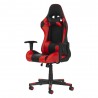 Cadeira Gamer Ben Reclinável 180º Giratória Preto com Vermelho Altura Ajustável
