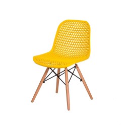 Cadeira Colméia Amarela