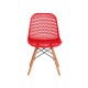 Cadeira Colméia Vermelha