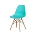 Cadeira Eiffel Eames DSW Tiffany Base Madeira